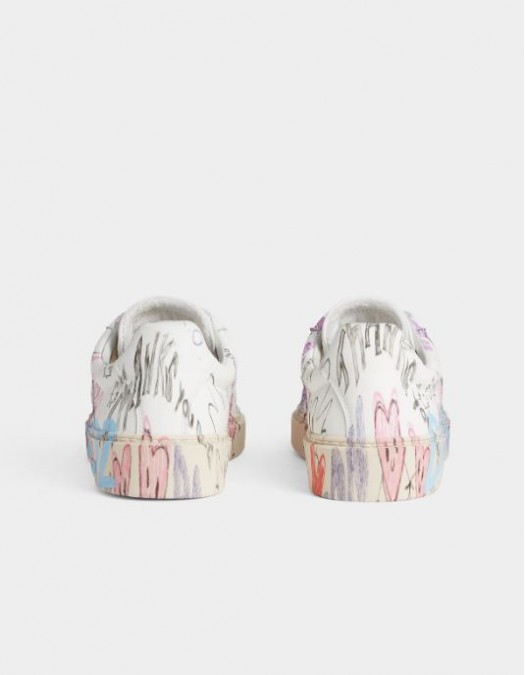SNEAKERS DSQUARED2, Rider Sneakers, GRAFFITI Print - SNM045101504836M037