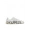 Sneakers DSQUARED2, Rider Sneakers, Graffiti Print, Alb