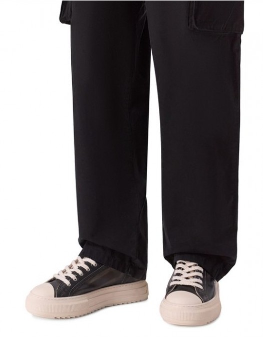 Sneakers DSQUARED2, Leather sneakers BERLIN, Dark