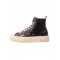 Sneakers DSQUARED2, Leather sneakers BERLIN, Dark
