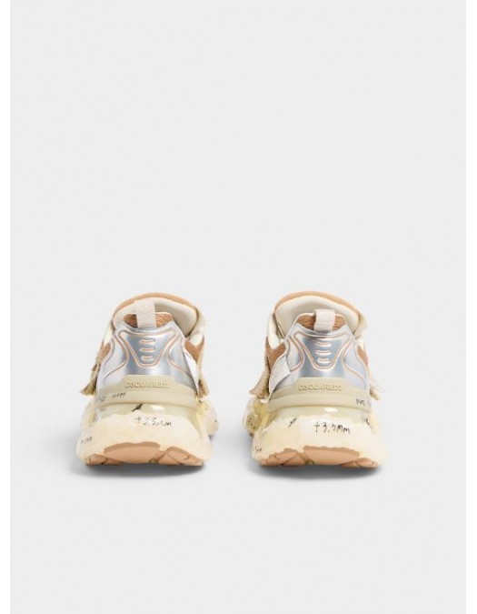SNEAKERS DSQUARED2, Faster Sneakers, Beige - SNM046135508533M2960