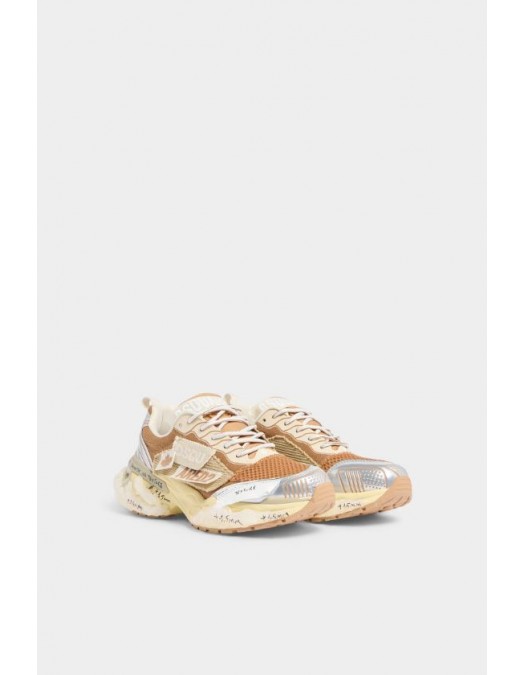 SNEAKERS DSQUARED2, Faster Sneakers, Beige - SNM046135508533M2960