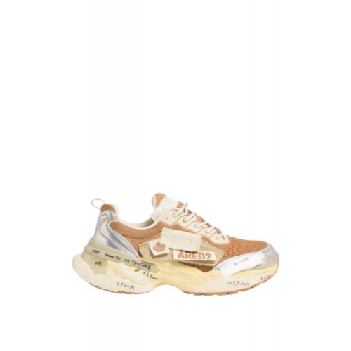 SNEAKERS DSQUARED2, Faster Sneakers, Beige