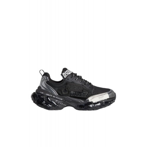 SNEAKERS DSQUARED2, Faster Sneakers, All black SNEAKERS DSQUARED2, Faster Sneakers, All black