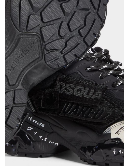 SNEAKERS DSQUARED2, Faster Sneakers, All black - SNM046135508533M4199