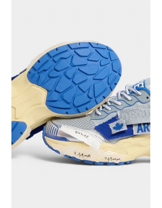 SNEAKERS DSQUARED2, Faster Sneakers, Blue - SNM046135508533M599