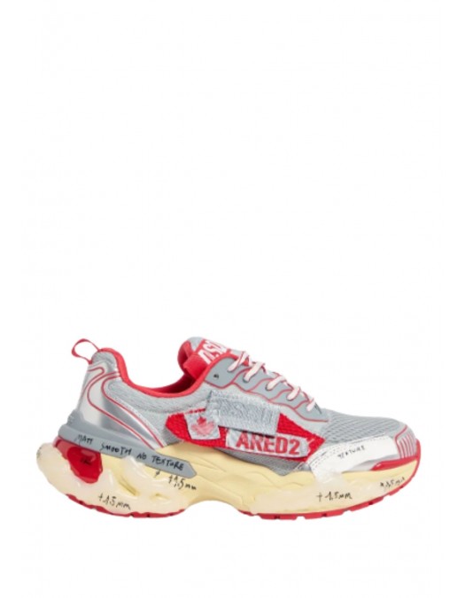 SNEAKERS DSQUARED2, Faster Sneakers, Rosu - SNM046135508533M819