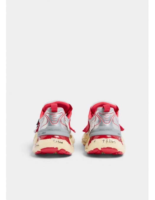 SNEAKERS DSQUARED2, Faster Sneakers, Rosu - SNM046135508533M819