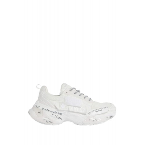 SNEAKERS DSQUARED2, Faster Sneakers, All White