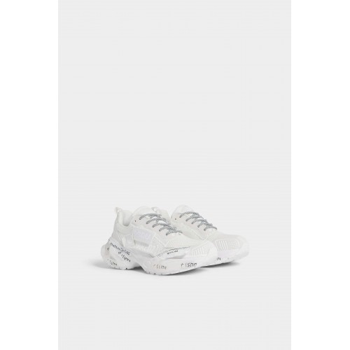 SNEAKERS DSQUARED2, Faster Sneakers, All White
