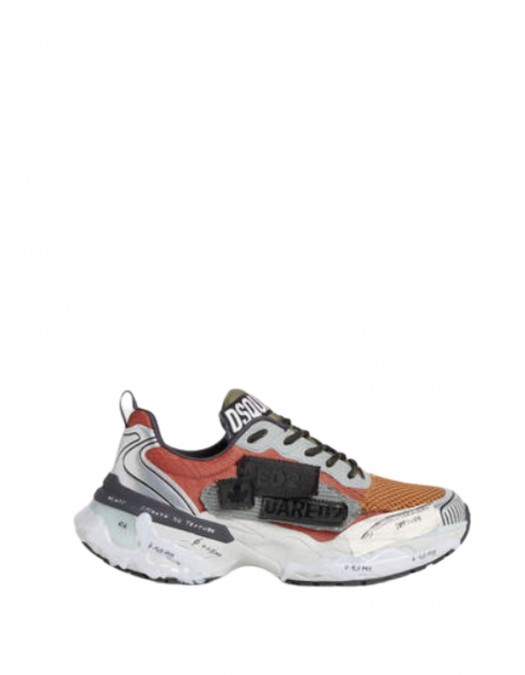 SNEAKERS DSQUARED2, Faster Sneakers, Grey Brown - SNM0461355087402122