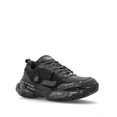 SNEAKERS DSQUARED2, Faster Sneakers, Full black