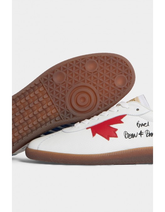 Sneakers DSQUARED2, Rebels Sneakers, Dean and Dan, Alb - SNM046818908701M1424