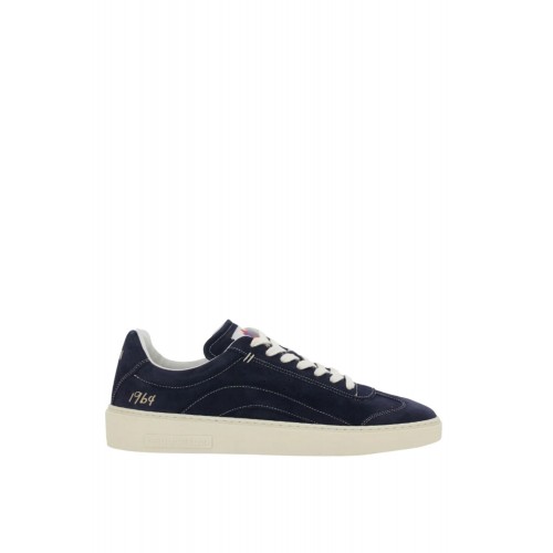 Sneakers DSQUARED2, low-top logo-patch, Bleumarin