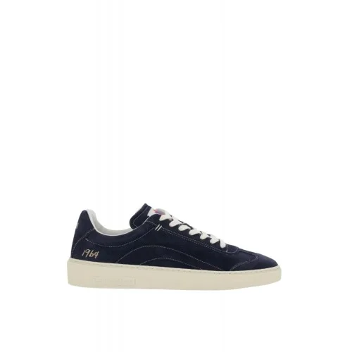 Sneakers DSQUARED2, low-top logo-patch, Bleumarin