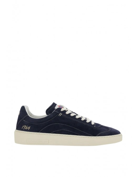 Sneakers DSQUARED2, low-top logo-patch, Bleumarin - SNM0470015035203085