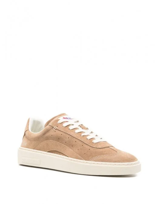 Sneakers DSQUARED2,'Rider' leather sneakers, Beige - SNM0470015035205076