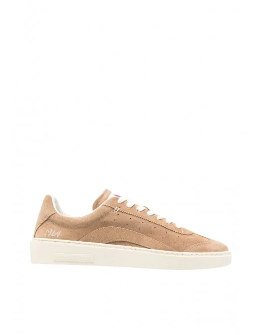 Sneakers DSQUARED2,'Rider' leather sneakers, Beige - SNM0470015035205076