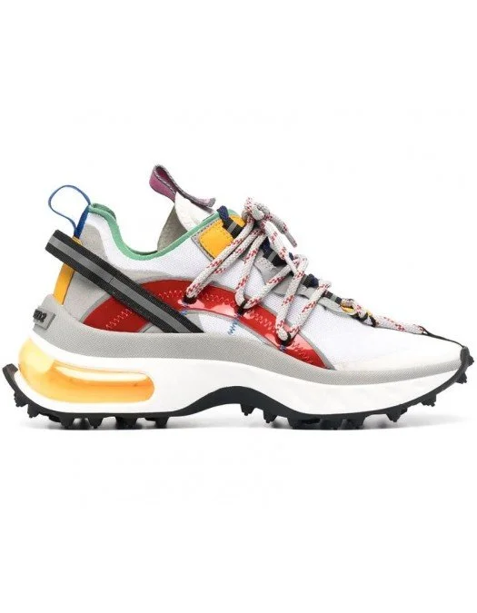 Sneakers DSQUARED2, Talpa cu gel orange, Multicolor - SNW011416801659M2059 Sneakers DSQUARED2, Talpa cu gel orange, Multicolor - SNW011416801659M2059