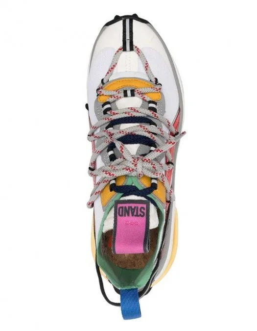 Sneakers DSQUARED2, Talpa cu gel orange, Multicolor - SNW011416801659M2059 Sneakers DSQUARED2, Talpa cu gel orange, Multicolor - SNW011416801659M2059