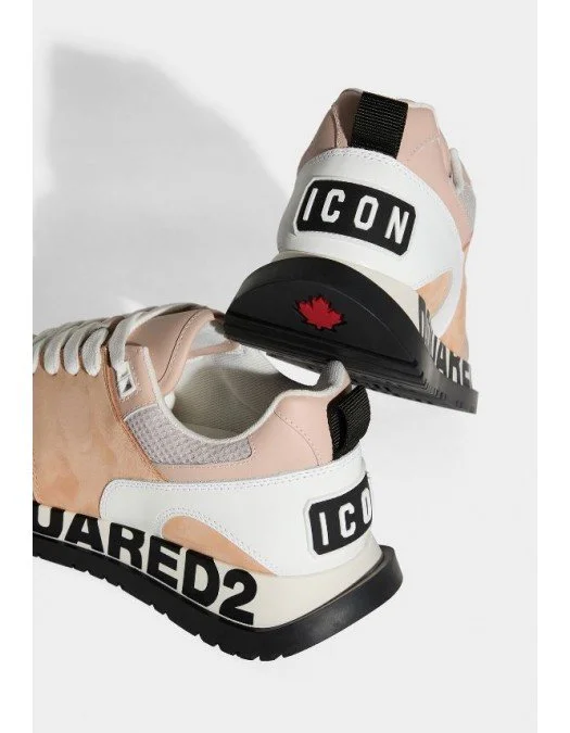 Sneakers DSQUARED2, Low Top Running, Peachy - SNW016109704359M595 Sneakers DSQUARED2, Low Top Running, Peachy - SNW016109704359M595