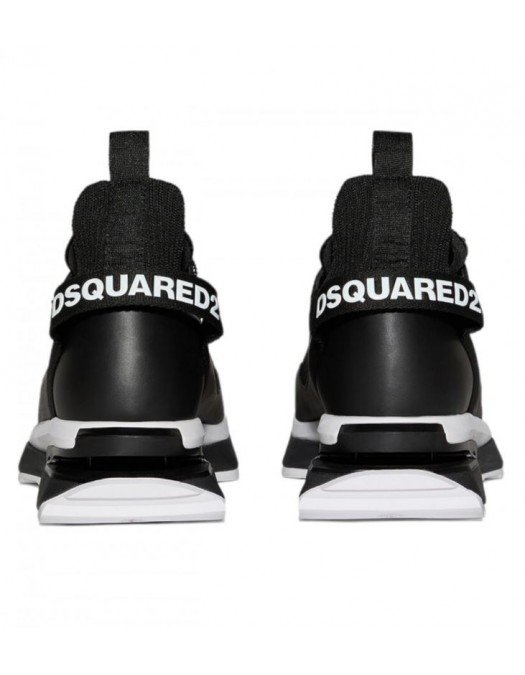 Sneakers DSQUARED2, Slash Black Knit - SNW0213592025812124