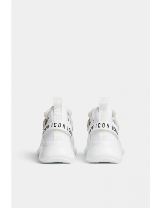 Sneakers DSQUARED2, Icon Fly Low Top, White - SNW027759207989M072