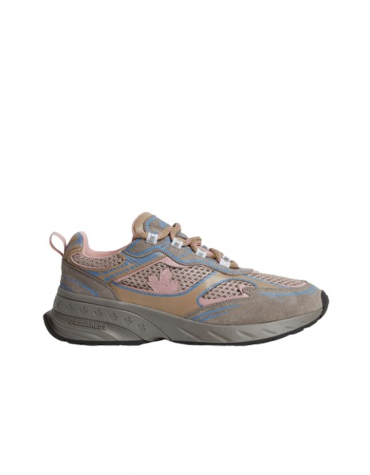 SNEAKERS DSQUARED2, Sprinter Sneakers, Pink and blue - SNW030323808446M4183