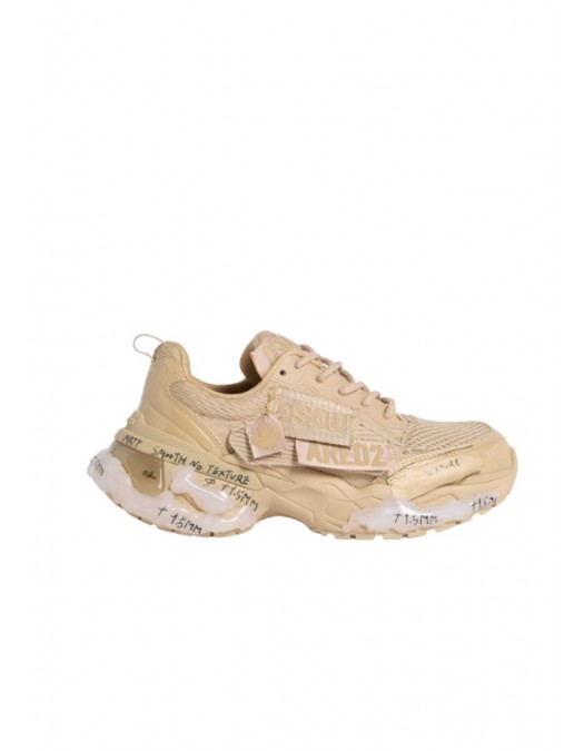 Sneakers DSQUARED2, Faster Sneakers Beige - SNW0330355087395130