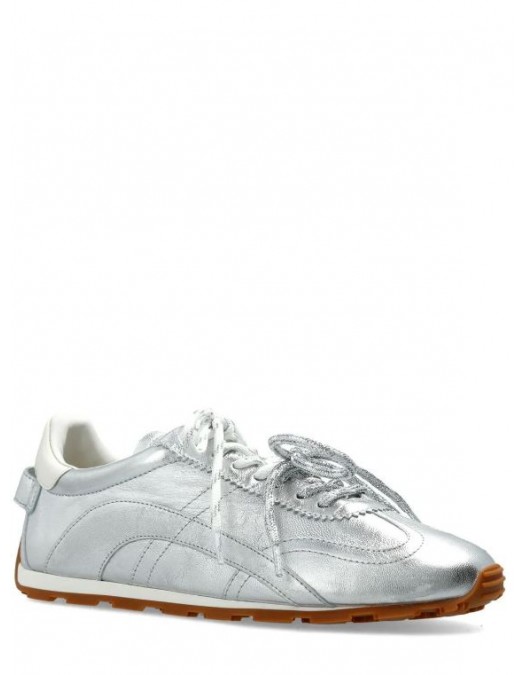 Sneakers DSQUARED2, Metallic Lace-Up Sneakers, Argintiu - SNW0338501088382137