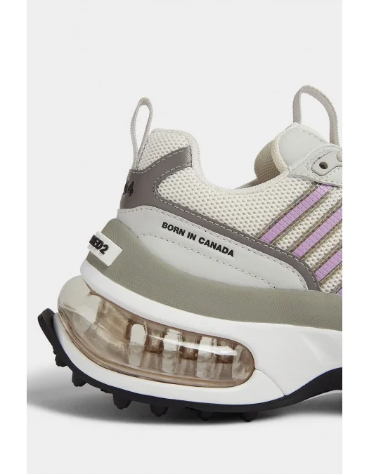 Sneakers DSQUARED2, Bubble Outsole Insert, White Pink - SNW037901503826M905 Sneakers DSQUARED2, Bubble Outsole Insert, White Pink - SNW037901503826M905