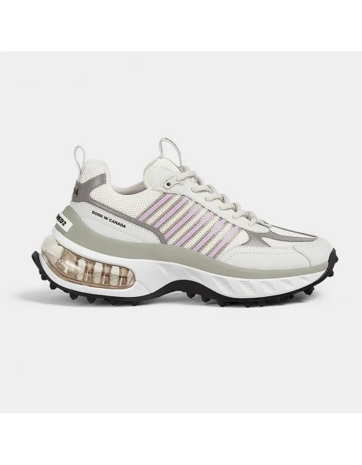 Sneakers DSQUARED2, Bubble Outsole Insert, White Pink - SNW037901503826M905 Sneakers DSQUARED2, Bubble Outsole Insert, White Pink - SNW037901503826M905