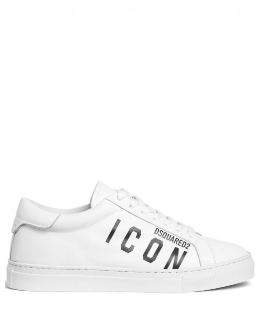 Sneakers DSQUARED2, Lace-up Logo, Low Top White - SNW0384015000011062