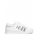 Sneakers DSQUARED2, Lace-up Logo, Low Top White - SNW0384015000011062