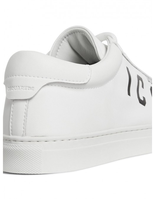 Sneakers DSQUARED2, Lace-up Logo, Low Top White - SNW0384015000011062