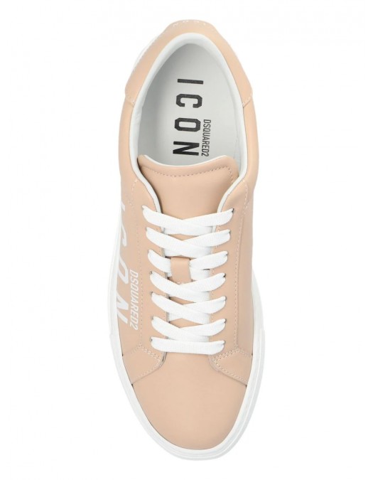 Sneakers DSQUARED2, Low-Top, Boxer trainers, Beige - SNW038401500001M4002