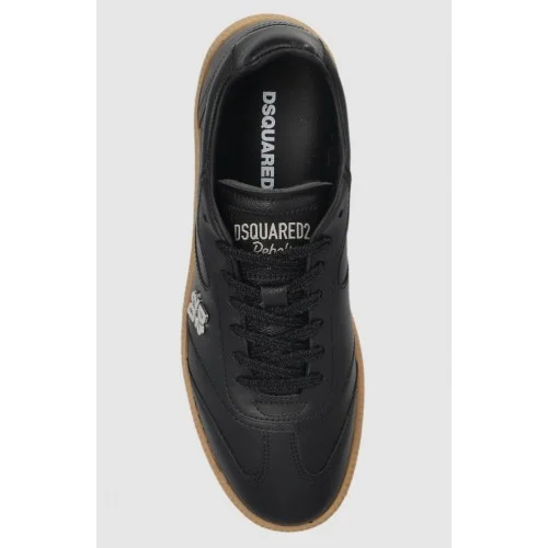 Sneakers DSQUARED2, BLACK Leather sports shoes