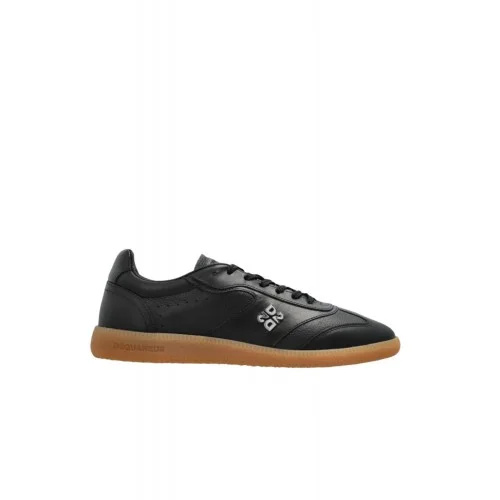 Sneakers DSQUARED2, BLACK Leather sports shoes