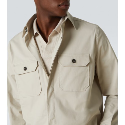 Camasa Zegna, Stretch Cotton, Cream