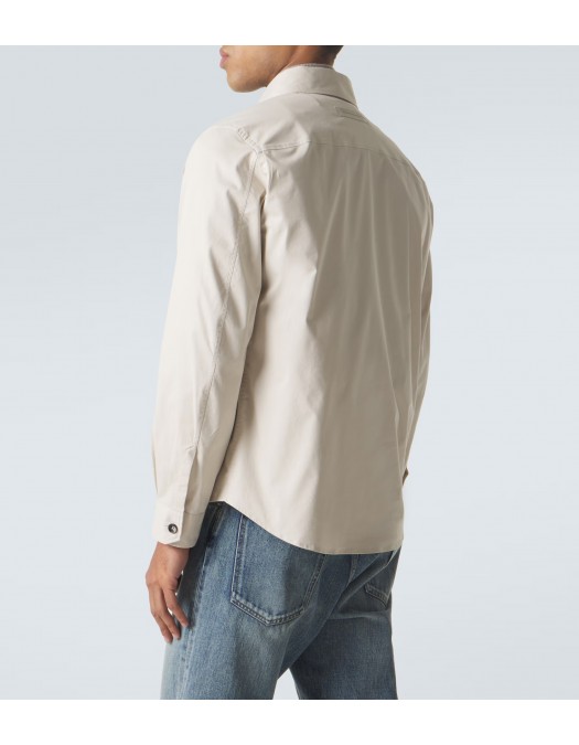 Camasa Zegna, Stretch Cotton, Cream - SOT8BUHV16A3N01