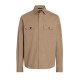 Camasa ZEGNA, flap-pocket overshirt, Brawn - SOT8BUHV16A3N03