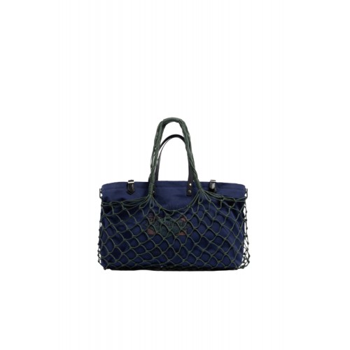 Geanta DSQUARED2,Re-Worked2 Shopping Bag, Bleumarin