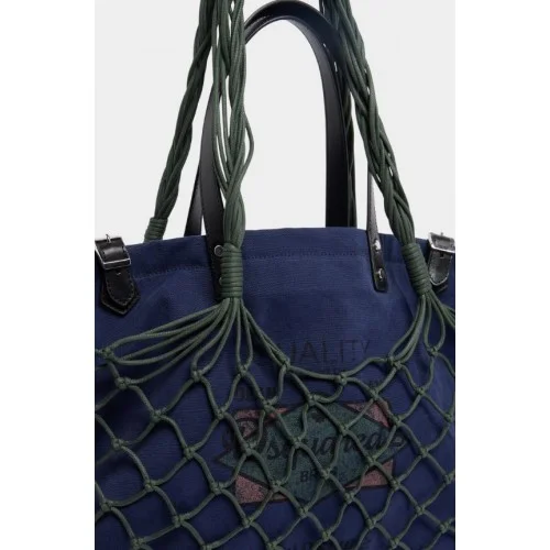 Geanta DSQUARED2,Re-Worked2 Shopping Bag, Bleumarin