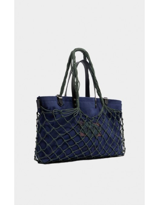 Geanta DSQUARED2,Re-Worked2 Shopping Bag, Bleumarin