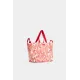 Geanta DSQUARED2, Rebel Hibiscus Tote Bag, Rosu - SPW011300308745M4236