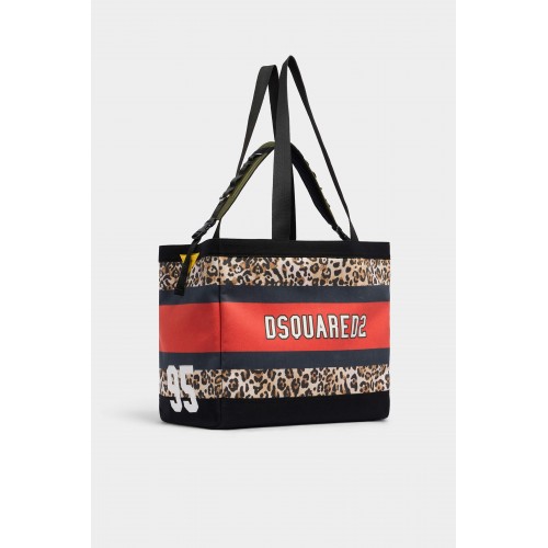 Geanta DSQUARED2, Wild2 Tote Bag, Negru