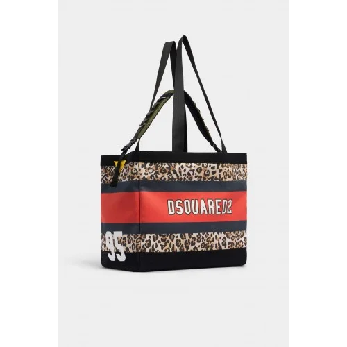 Geanta DSQUARED2, Wild2 Tote Bag, Negru