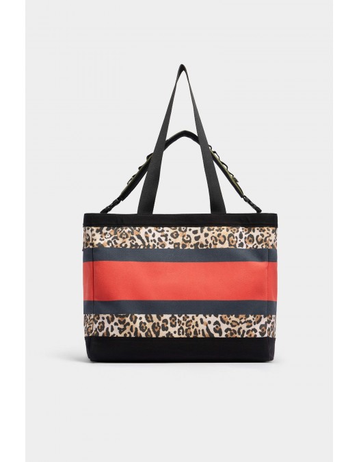 Geanta DSQUARED2, Wild2 Tote Bag, Negru - SPW011800308873A003