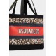 Geanta DSQUARED2, Wild2 Tote Bag, Negru - SPW011800308873A003