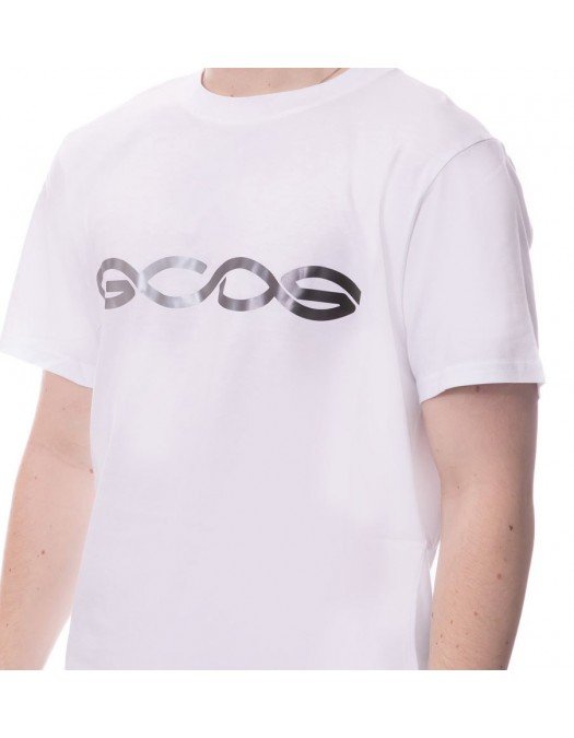 Tricou GCDS, White, Grey Logo - SS23M13065401